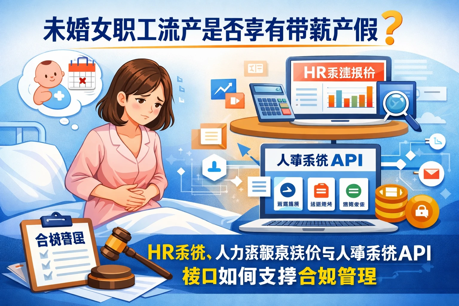 未婚女职工流产是否享有带薪产假？HR系统、人力资源系统报价与人事系统API接口如何支撑合规管理