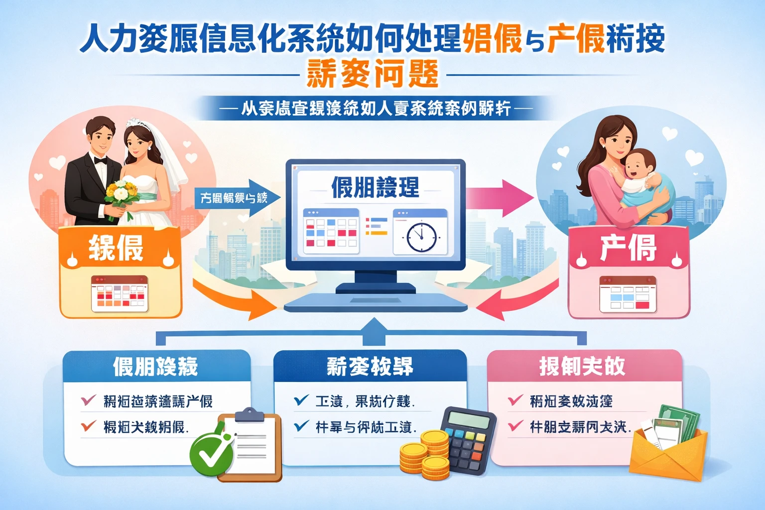 人力资源信息化系统如何处理婚假与产假衔接薪资问题——从考勤管理系统到人事系统案例解析