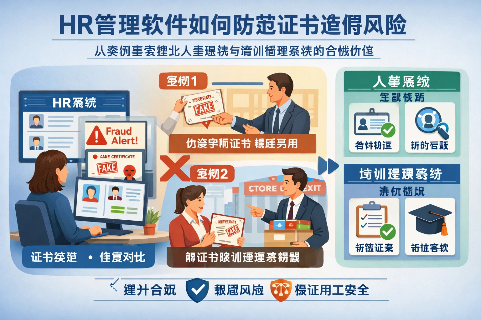 HR管理软件如何防范证书造假风险：从案例看零售业人事系统与培训管理系统的合规价值