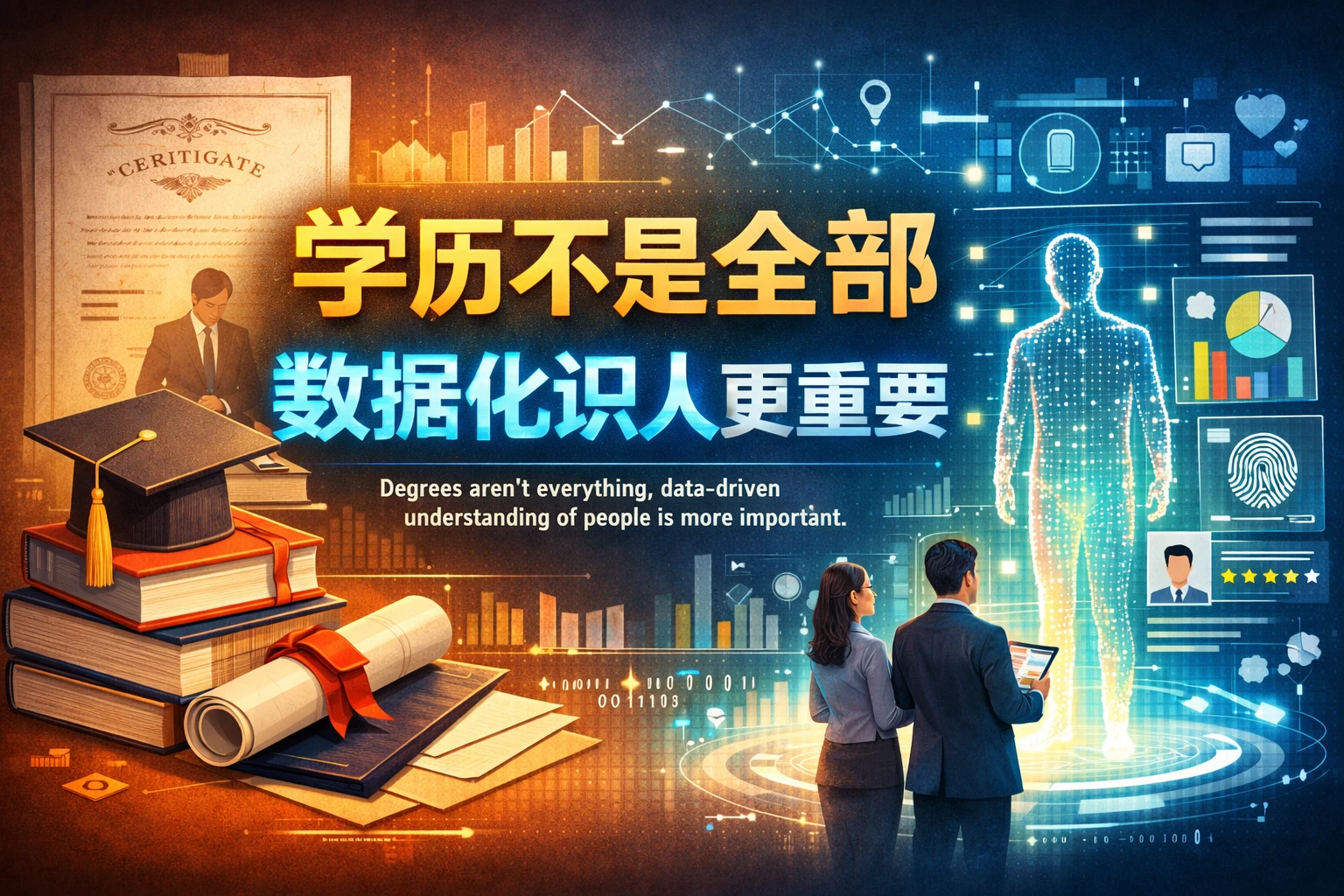 学历不是全部，数据化识人更重要