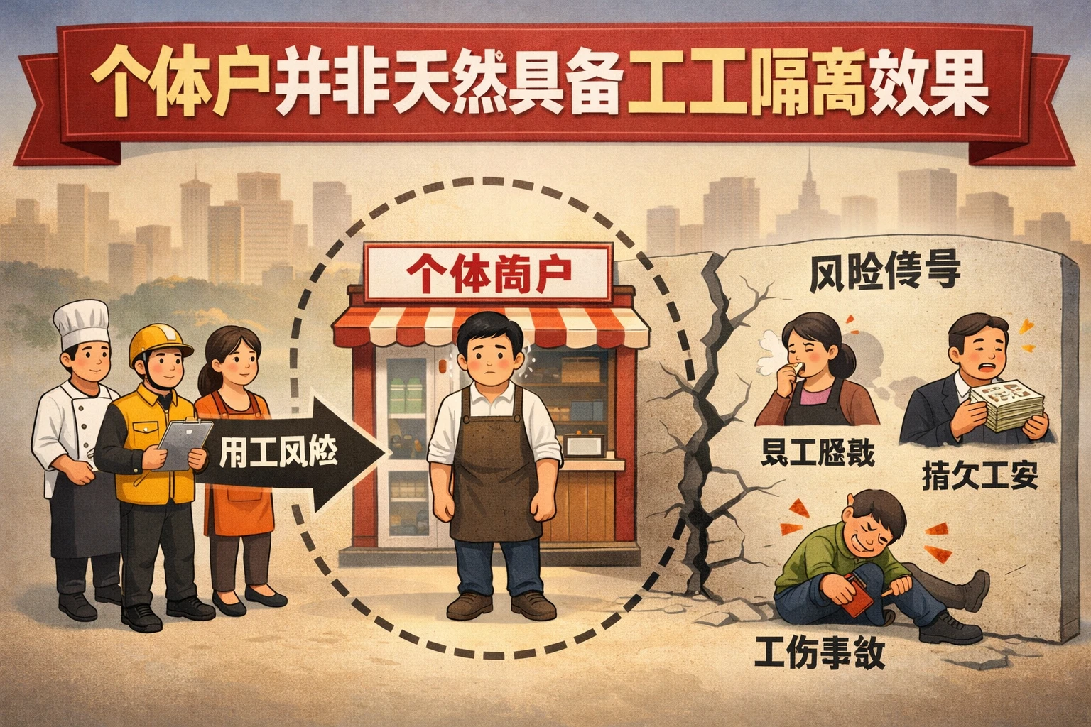 个体户并非天然具备用工隔离效果