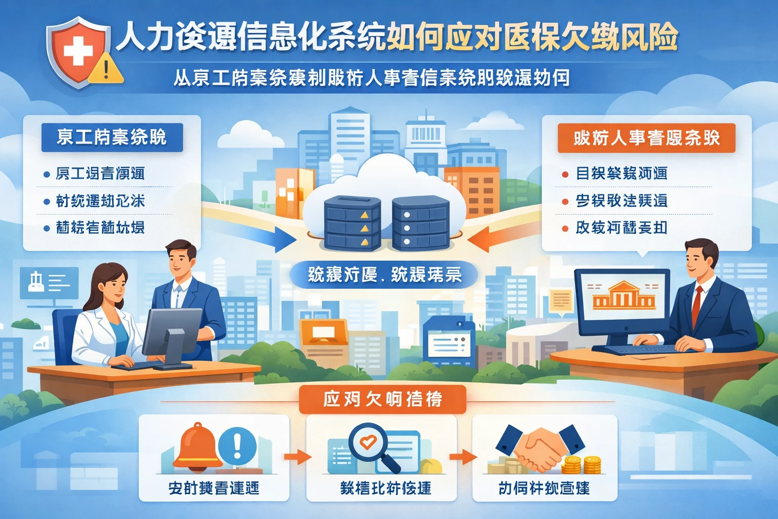 人力资源信息化系统如何应对医保欠缴风险：从员工档案系统到政府人事管理系统的数据协同