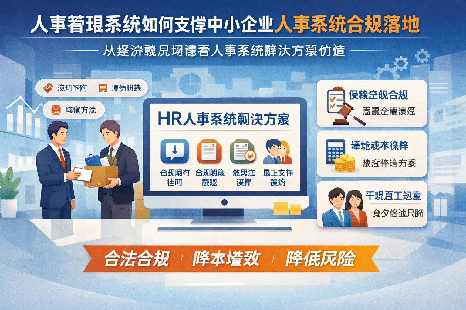 人事管理系统如何支撑中小企业人事系统合规落地：从经济裁员场景看人事系统解决方案价值