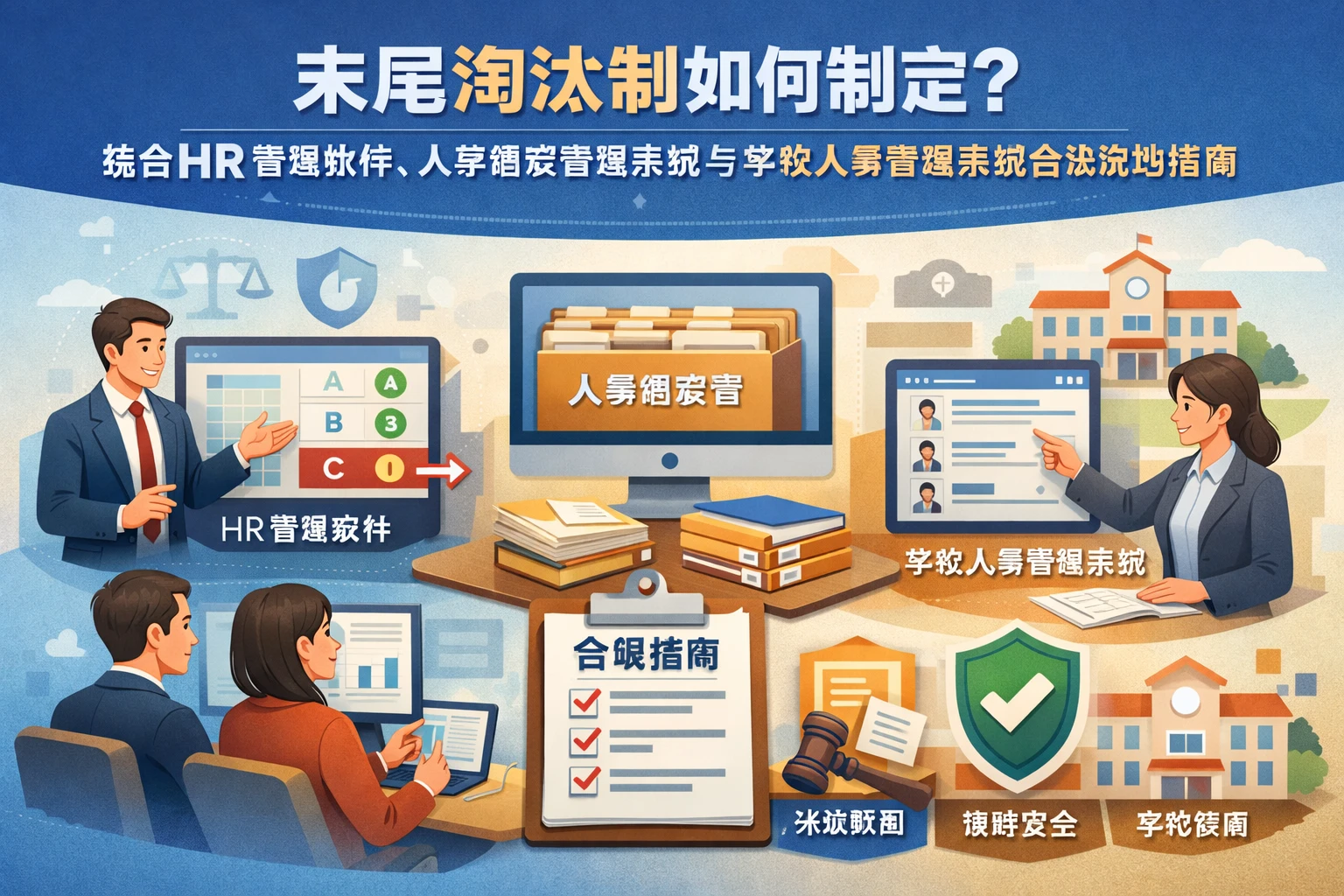 末尾淘汰制如何制定?结合HR管理软件、人事档案管理系统与学校人事管理系统的合规落地指南