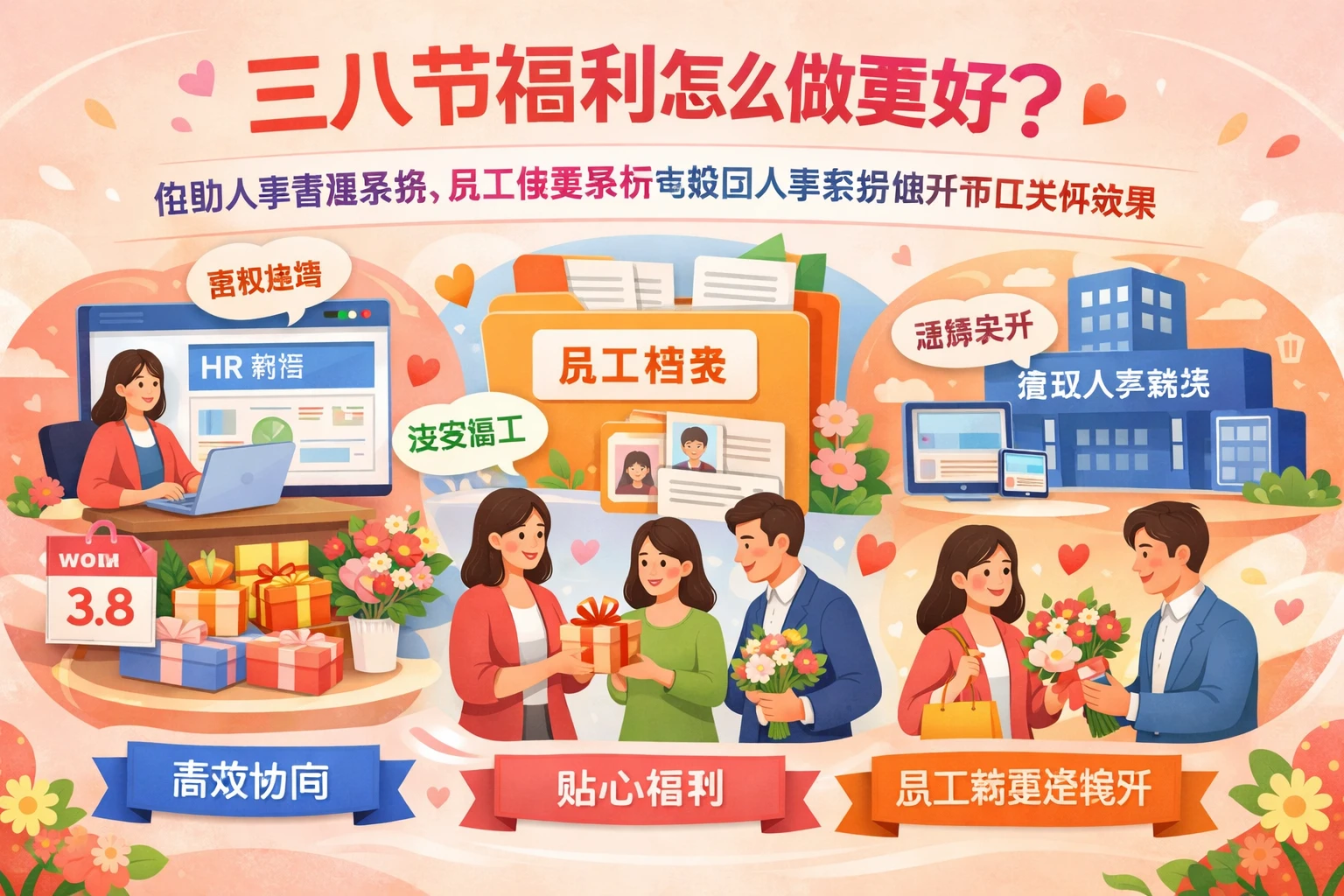 三八节福利怎么做更好？借助人事管理系统、员工档案系统与集团人事系统提升节日关怀效果