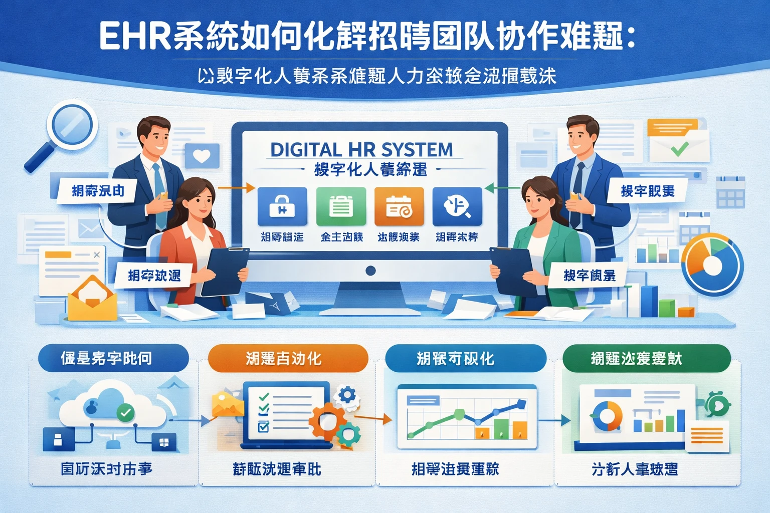 ehr系统如何化解招聘团队协作难题：以数字化人事系统重塑人力资源全流程系统