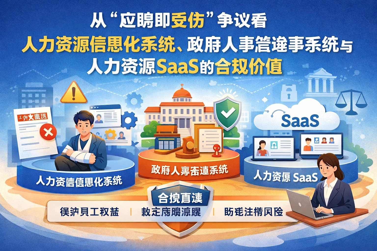 从“应聘即受伤”争议看人力资源信息化系统、政府人事管理系统与人力资源SaaS的合规价值