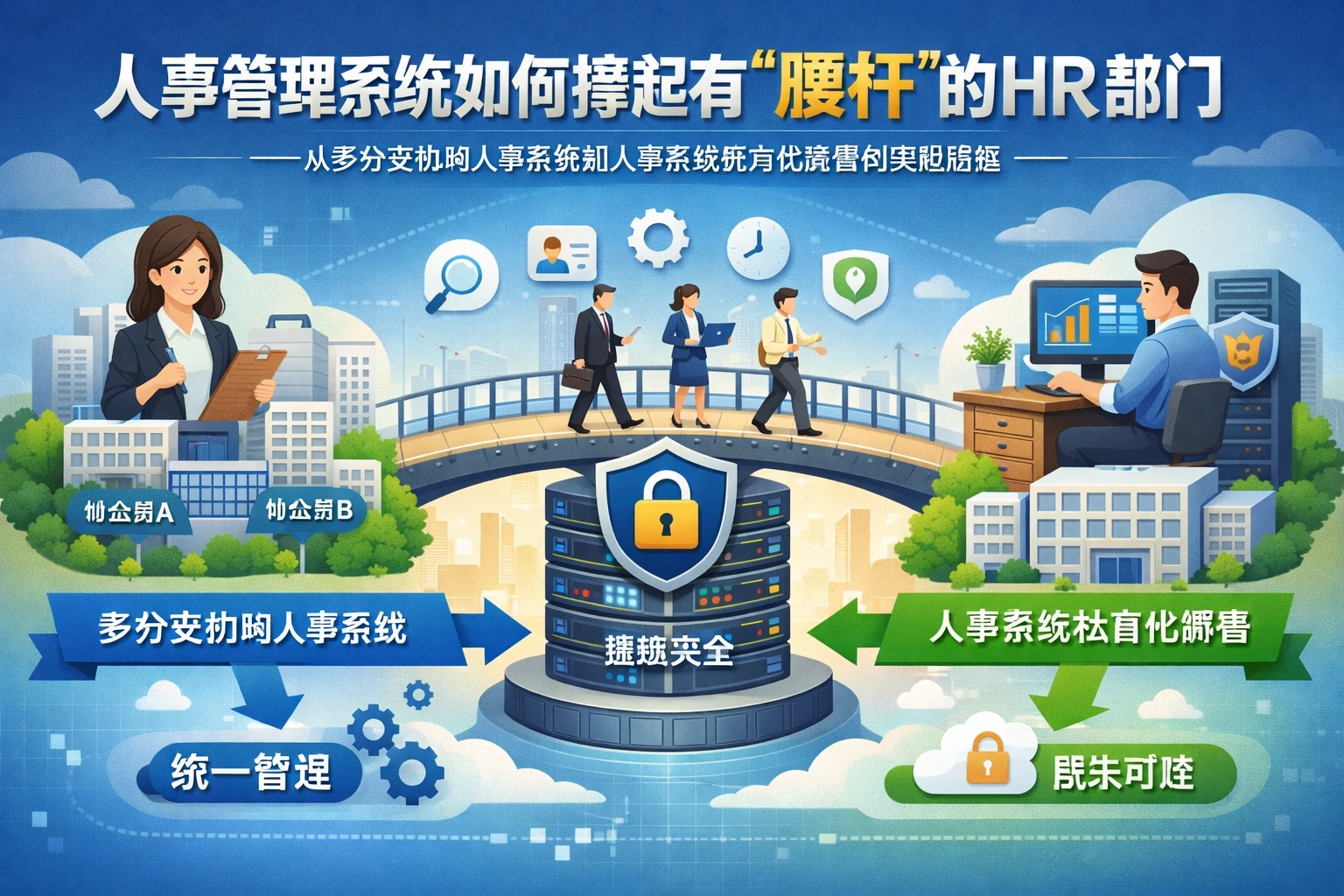 人事管理系统如何撑起有“腰杆”的HR部门：从多分支机构人事系统到人事系统私有化部署的实践路径