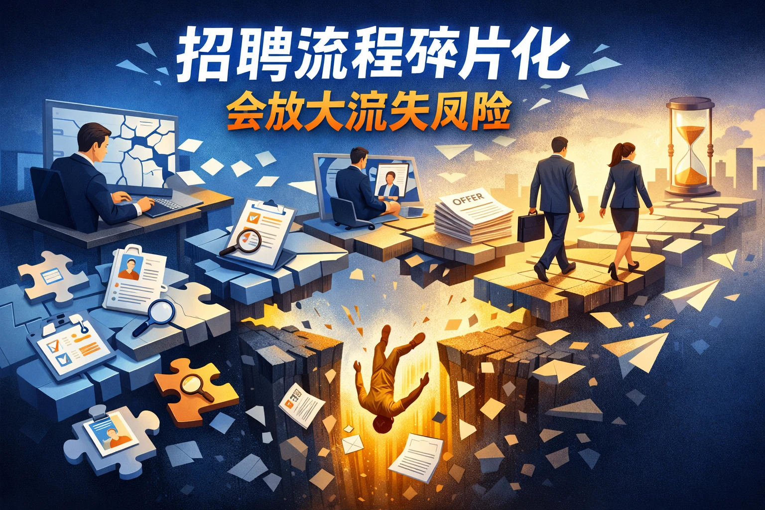 招聘流程碎片化，会放大流失风险