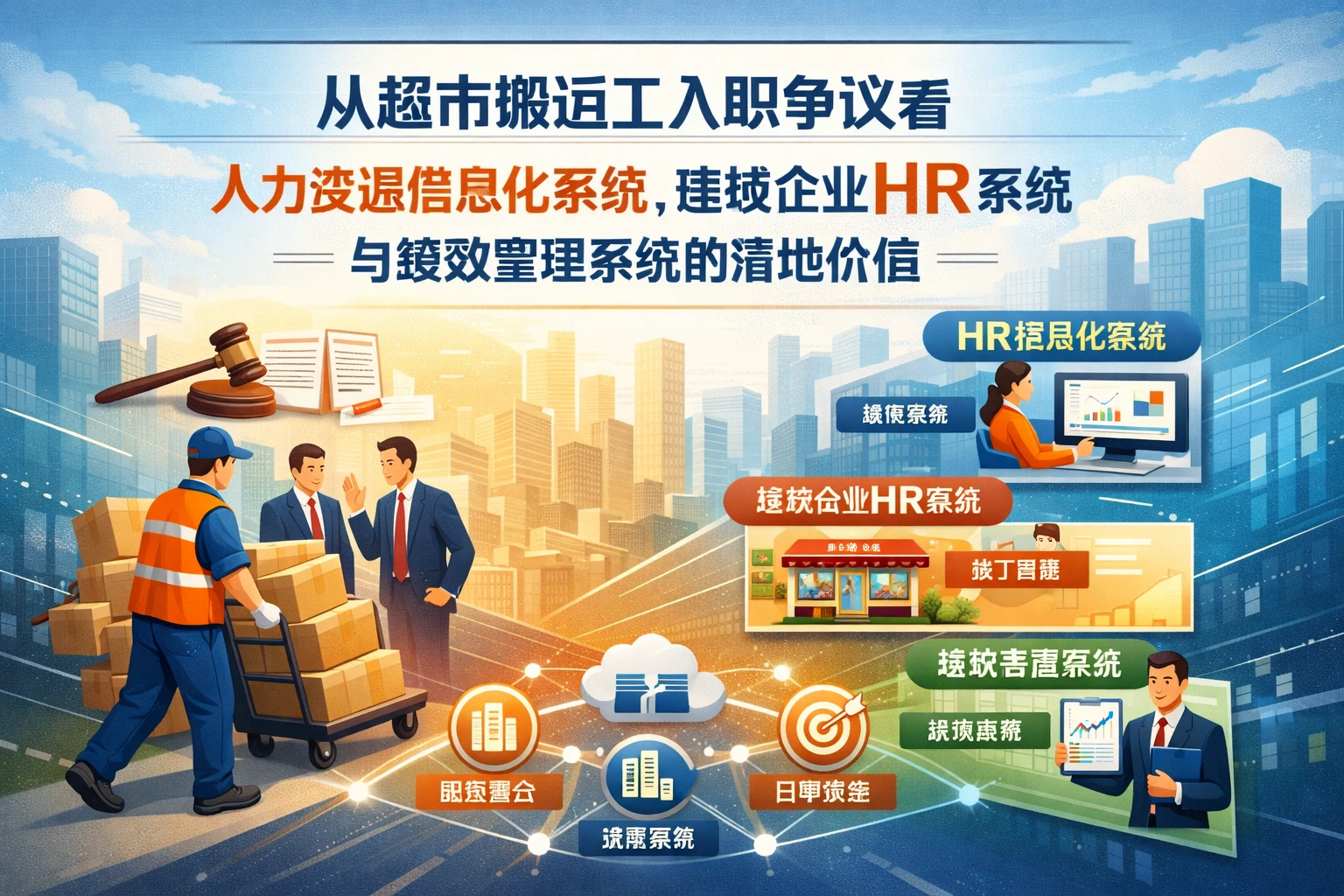 从超市搬运工入职争议看人力资源信息化系统、连锁企业HR系统与绩效管理系统的落地价值