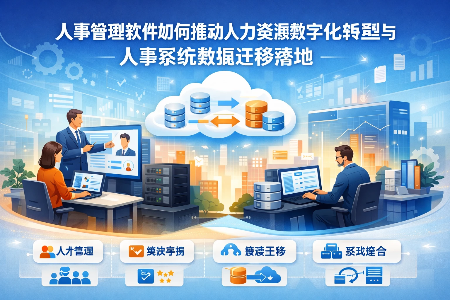 人事管理软件如何推动人力资源数字化转型与人事系统数据迁移落地