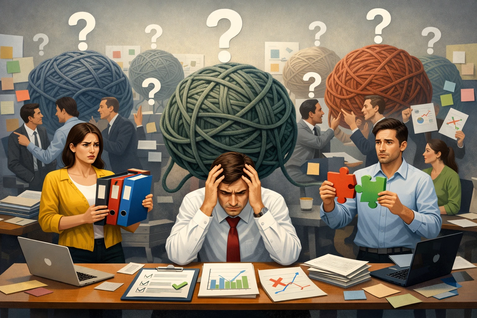 组织缺少统一标准时，纠结会被持续放大