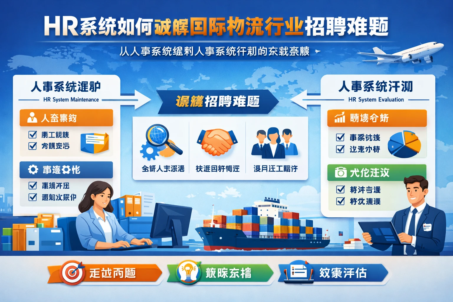 HR系统如何破解国际物流行业招聘难题:从人事系统维护到人事系统评测的实战思路