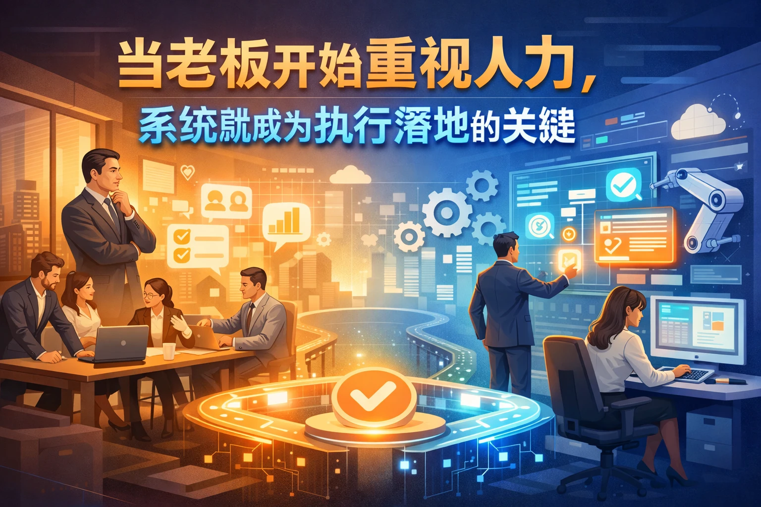 当老板开始重视人力，系统就成为执行落地的关键