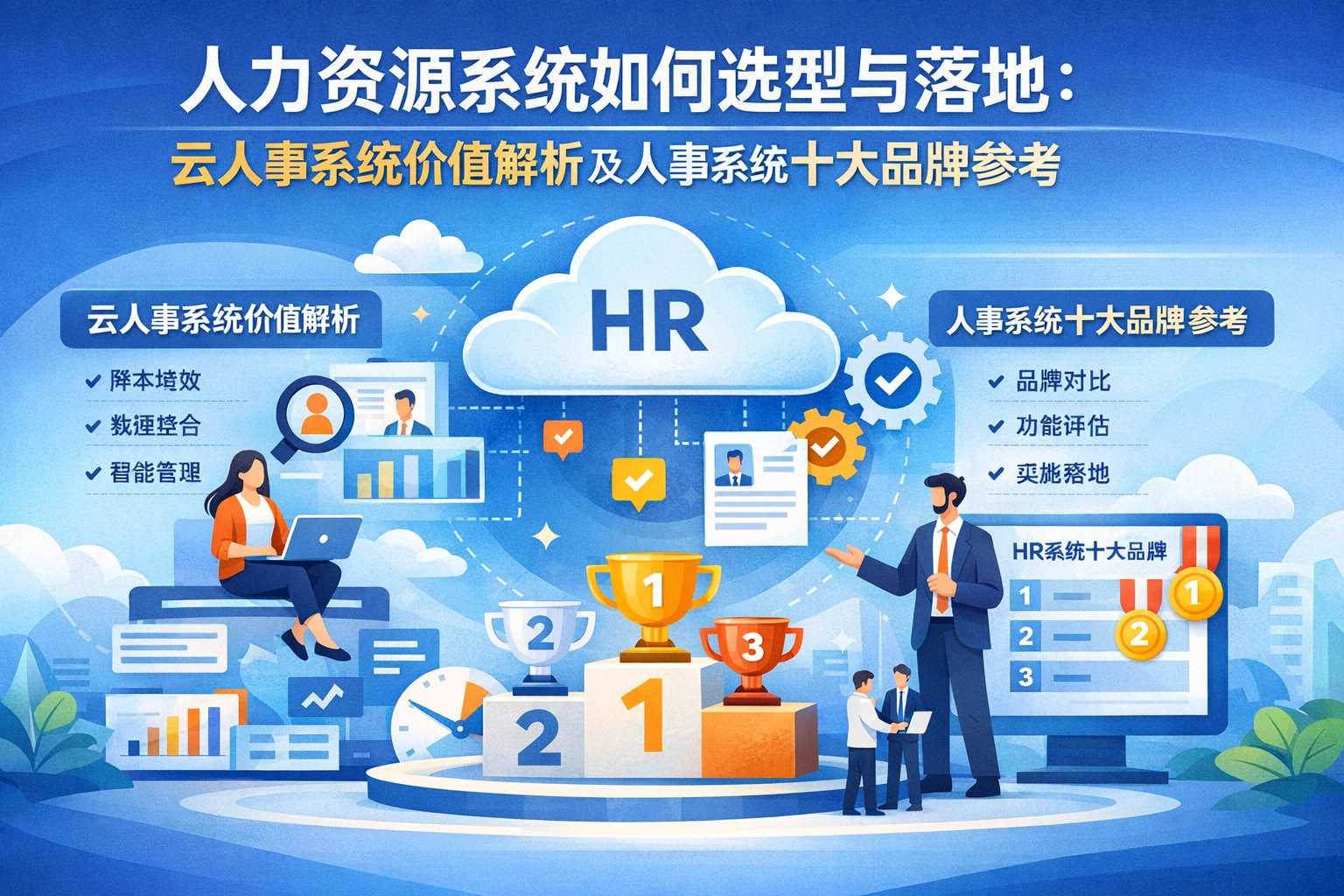 人力资源系统如何选型与落地：云人事系统价值解析及人事系统十大品牌参考