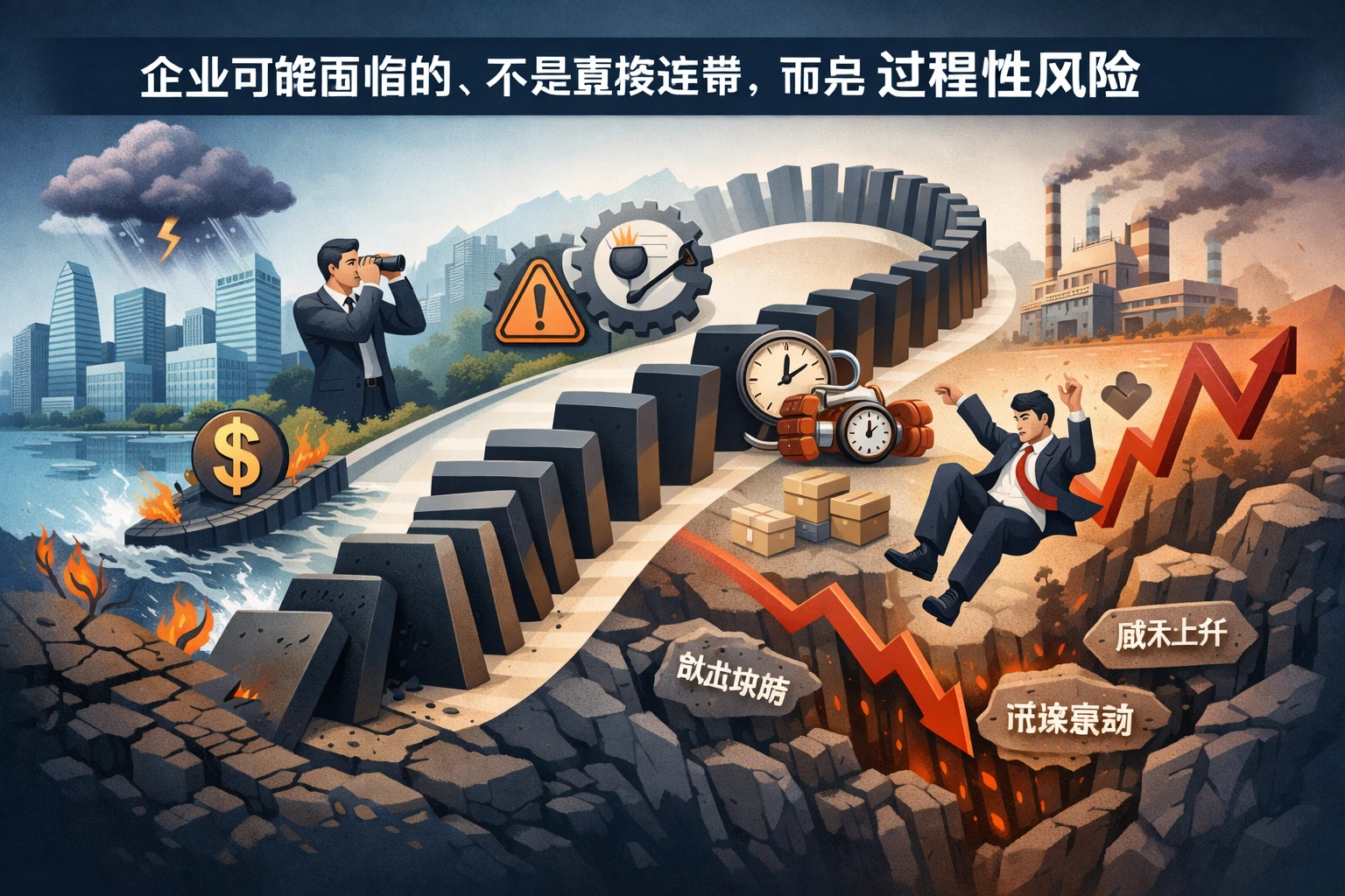 企业可能面临的,不是直接连带,而是过程性风险