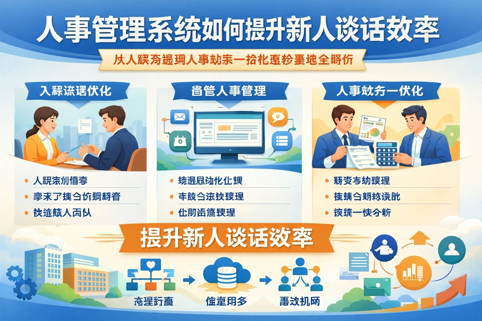 人事管理系统如何提升新人谈话效率:从入职沟通到人事财务一体化系统落地全解析