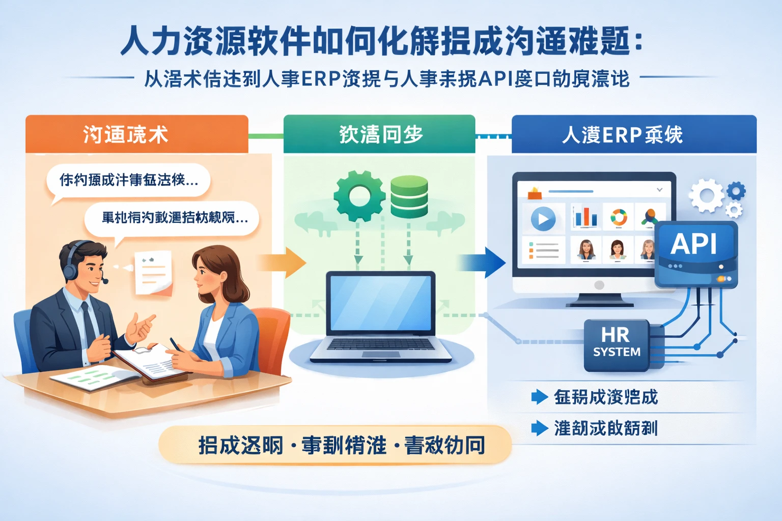 人力资源软件如何化解提成沟通难题:从话术传达到人事ERP系统与人事系统API接口协同落地