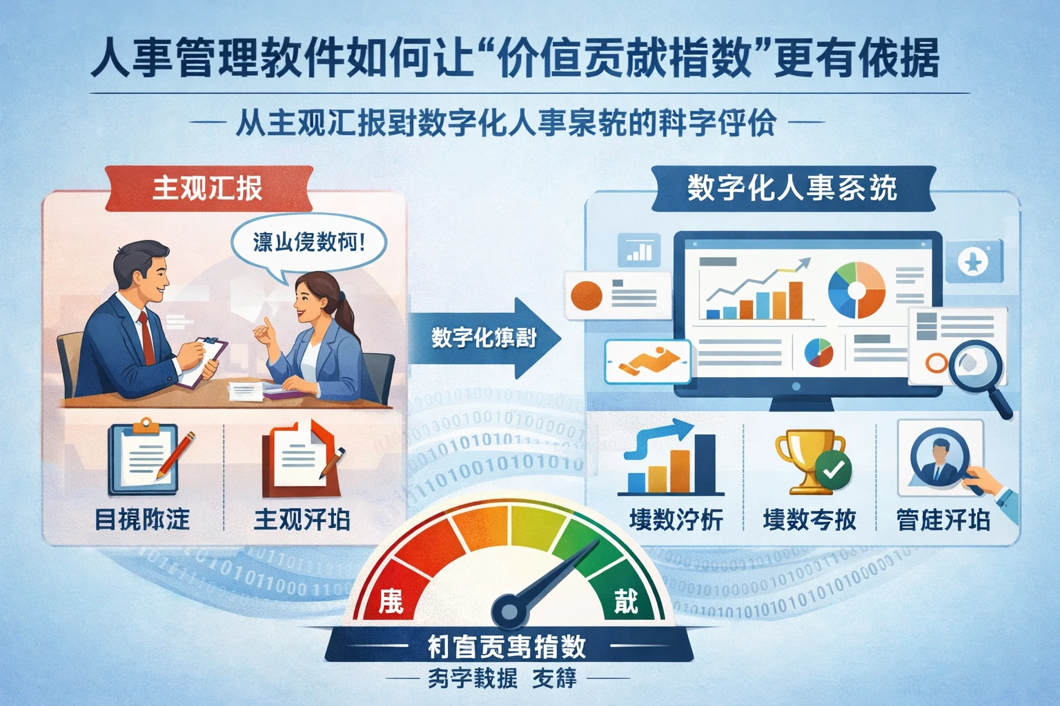 人事管理软件如何让“价值贡献指数”更有依据：从主观汇报到数字化人事系统的科学评价