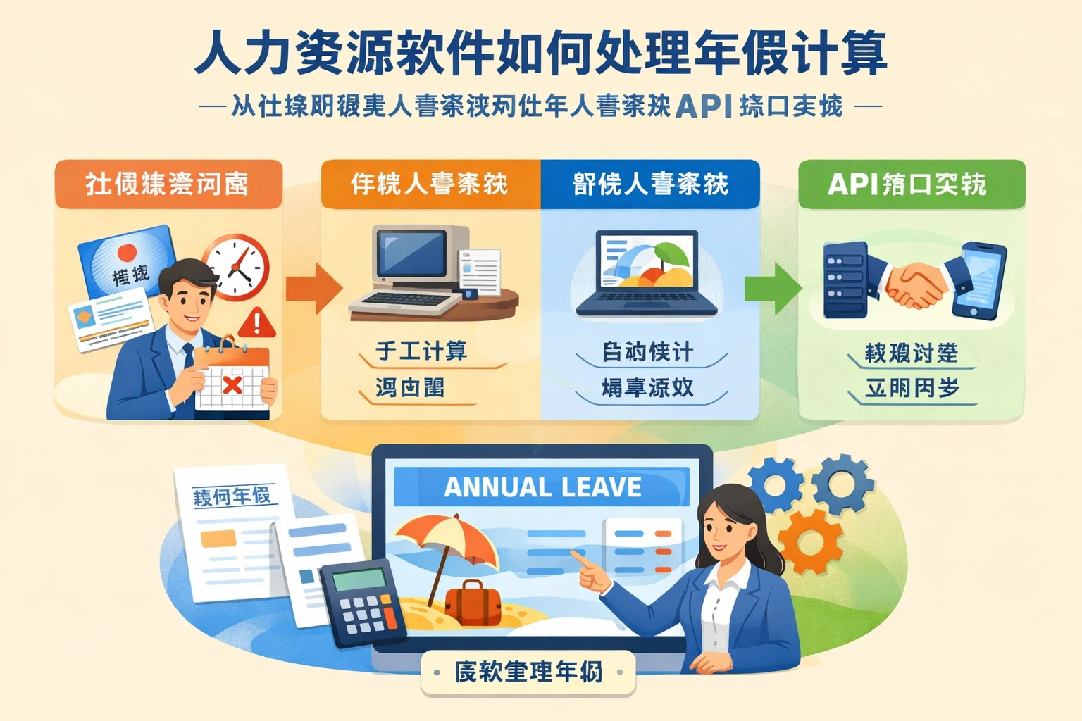人力资源软件如何处理年假计算：从社保断缴到人事系统对比与人事系统API接口实践