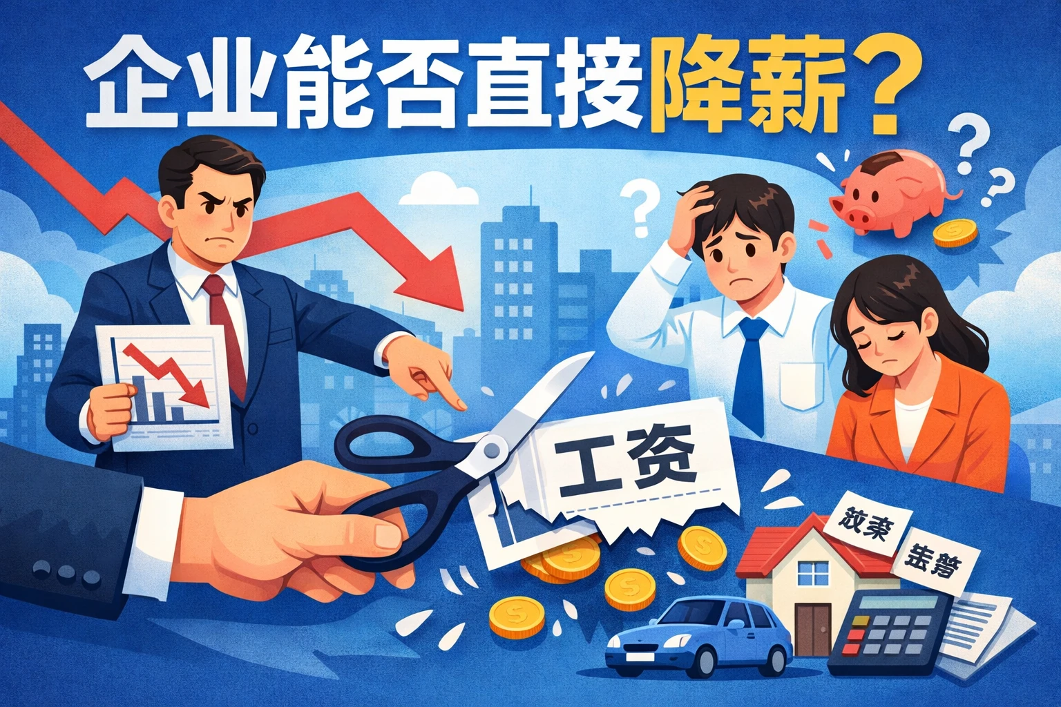 企业能否直接降薪