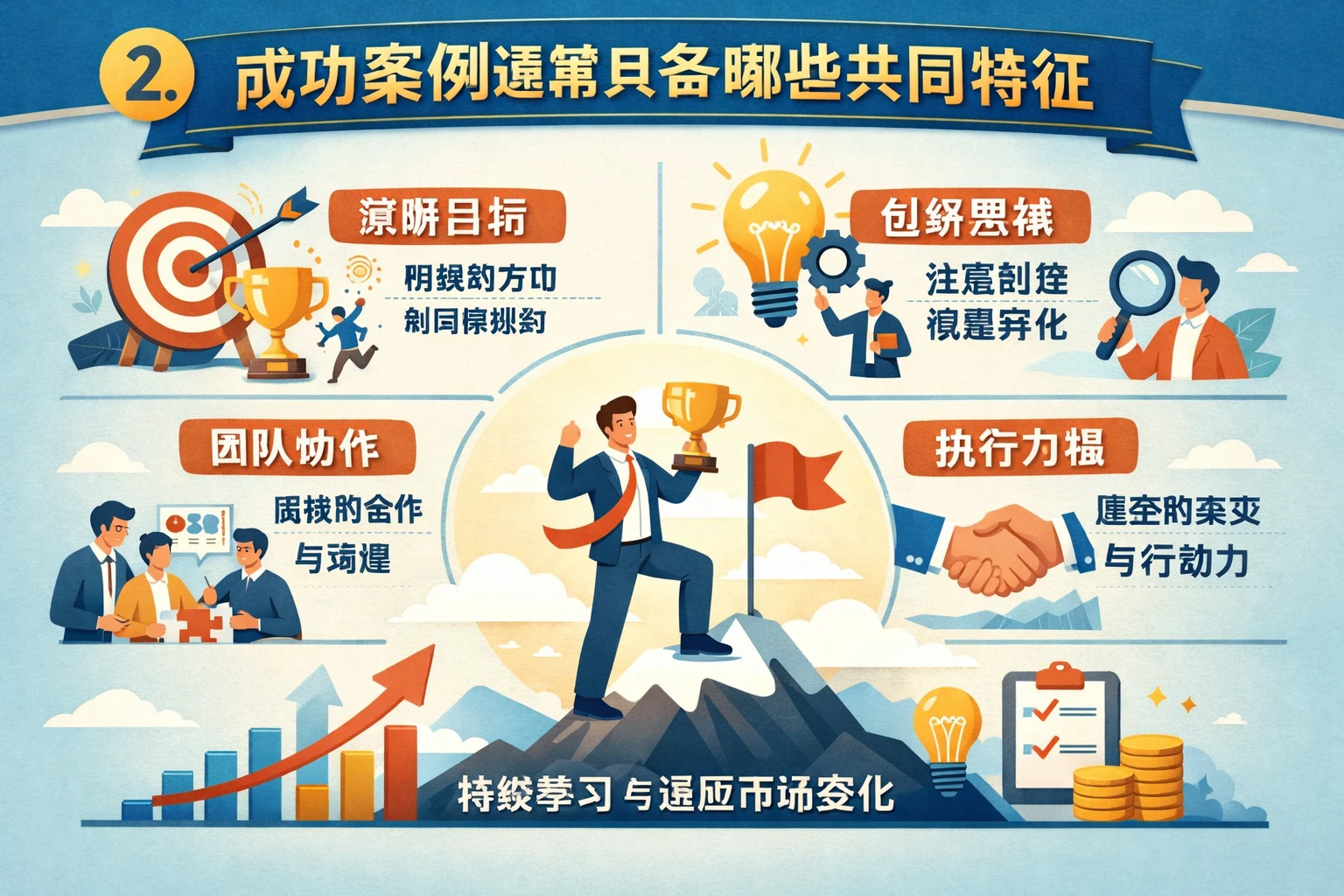 2. 成功案例通常具备哪些共同特征
