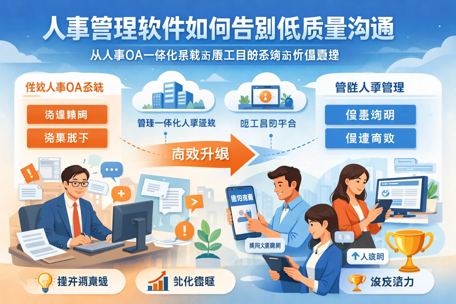 人事管理软件如何告别低质量沟通：从人事OA一体化系统到员工自助系统的价值重建