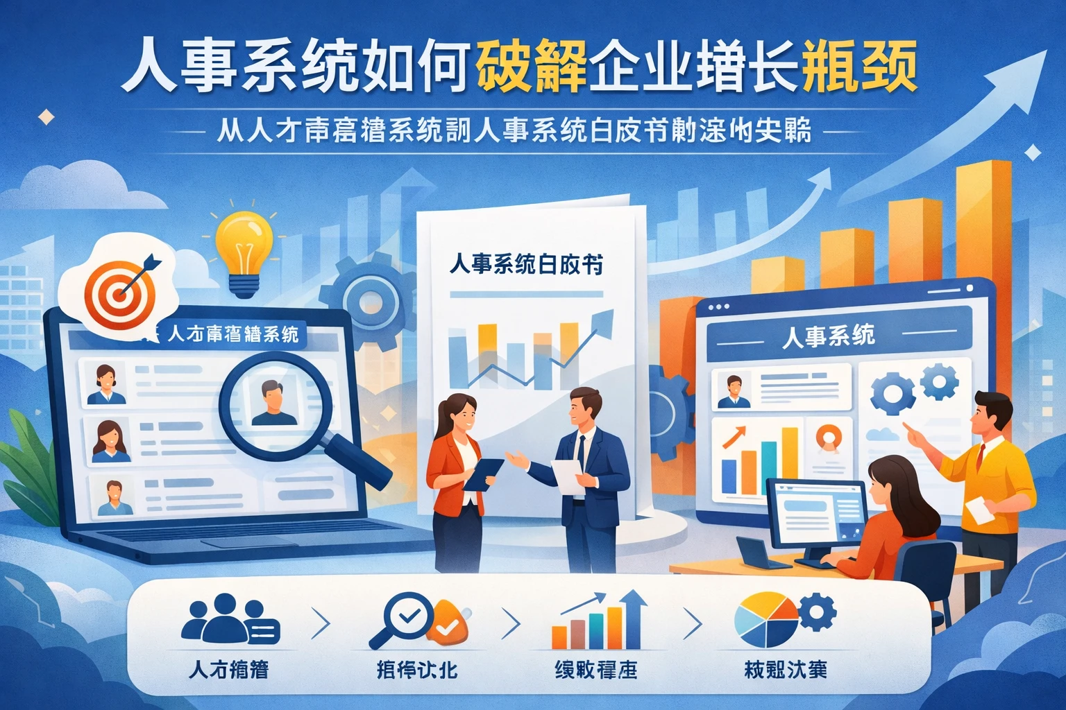 人事系统如何破解企业增长瓶颈：从人才库管理系统到人事系统白皮书的落地实践