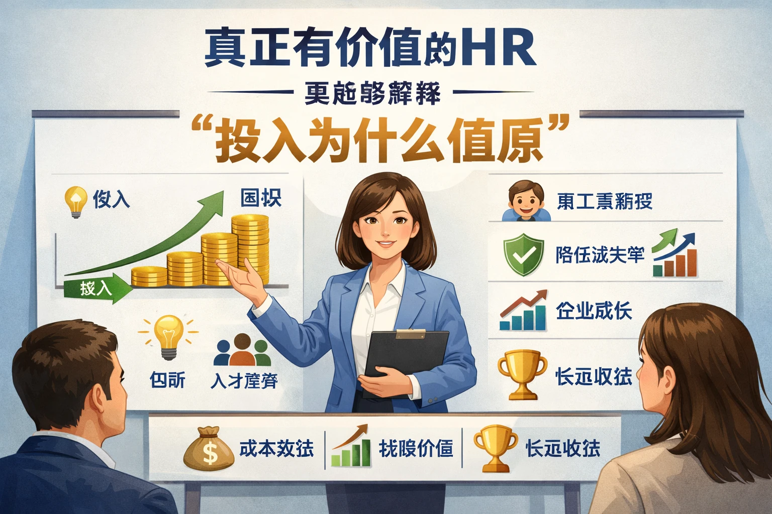 真正有价值的HR,要能够解释“投入为什么值得”