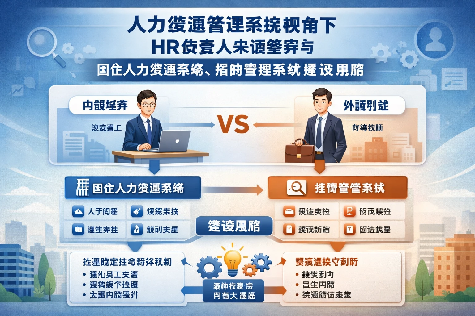 人力资源管理系统视角下，HR负责人来源差异与国企人力资源系统、招聘管理系统建设思路