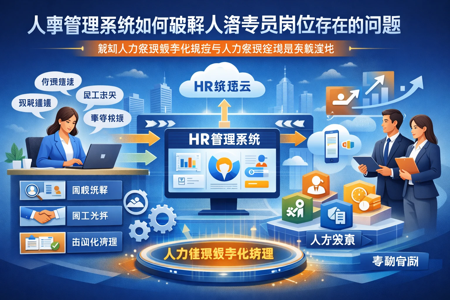 人事管理系统如何破解人资专员岗位存在的问题，推动人力资源数字化转型与人力资源全流程系统落地