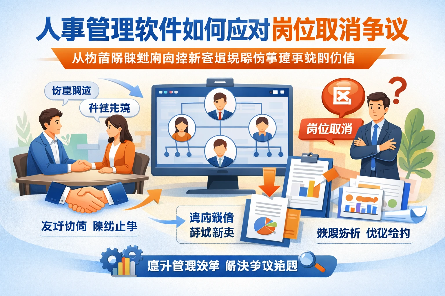 人事管理软件如何应对岗位取消争议:从协商解除到调岗降薪看组织架构管理系统的价值