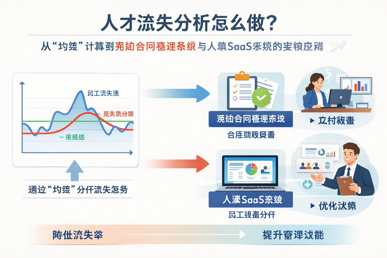人力资源软件中的人才流失分析怎么做：从“均线”计算到劳动合同管理系统与人事SaaS系统的实操应用