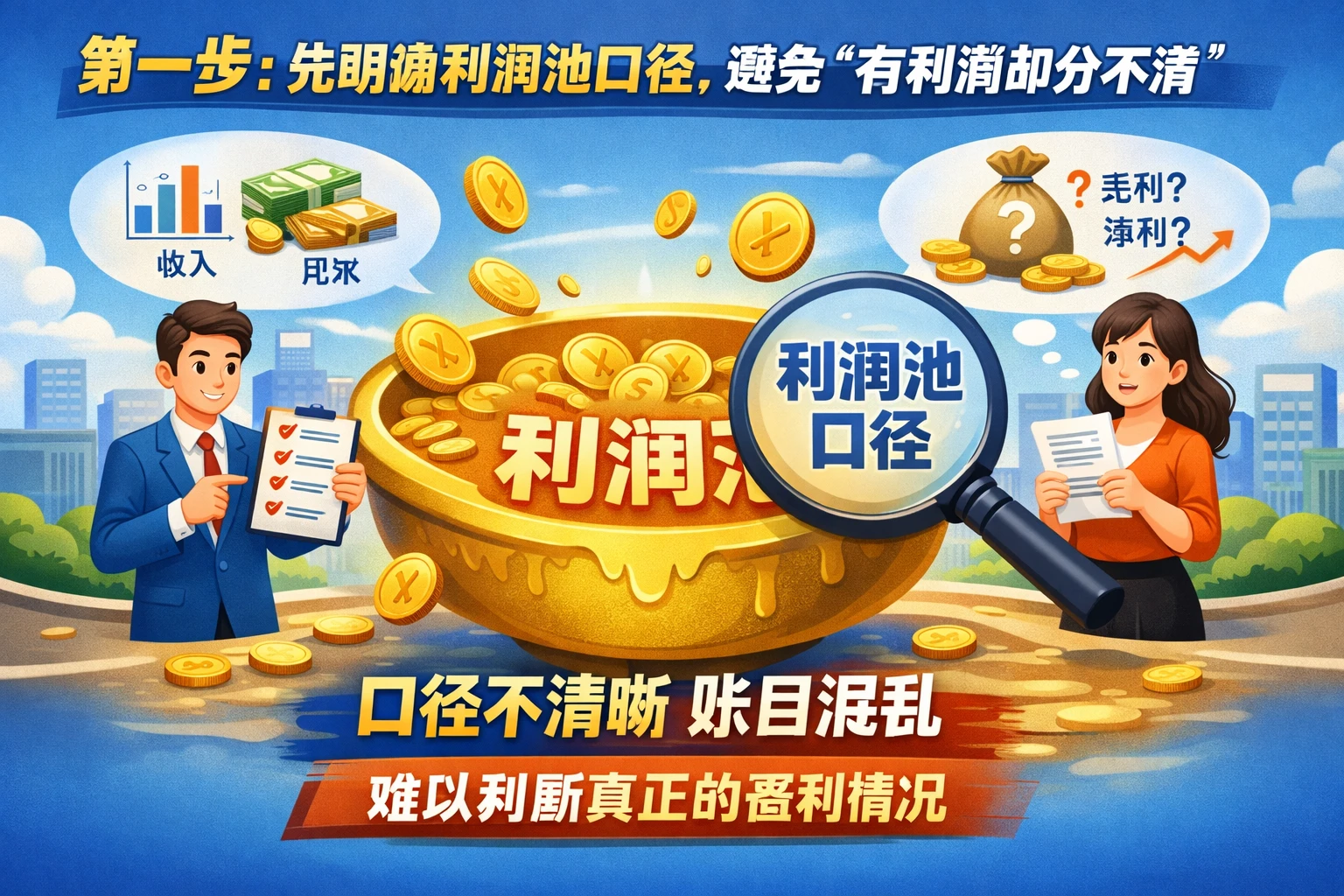 第一步:先明确利润池口径,避免“有利润却分不清”