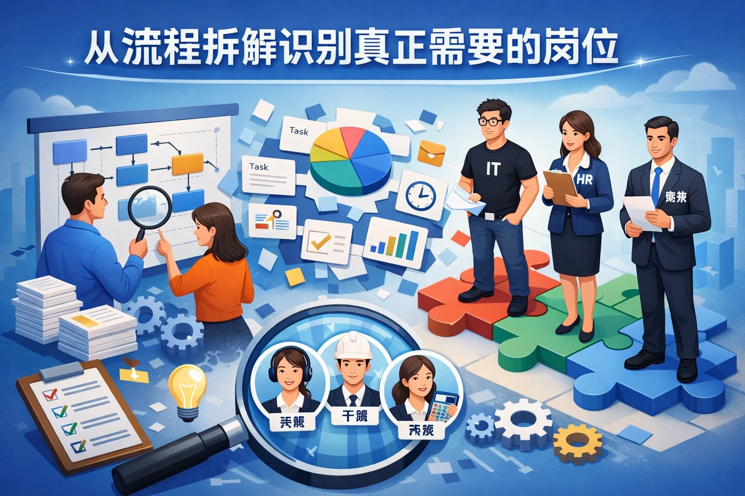 从流程拆解识别真正需要的岗位