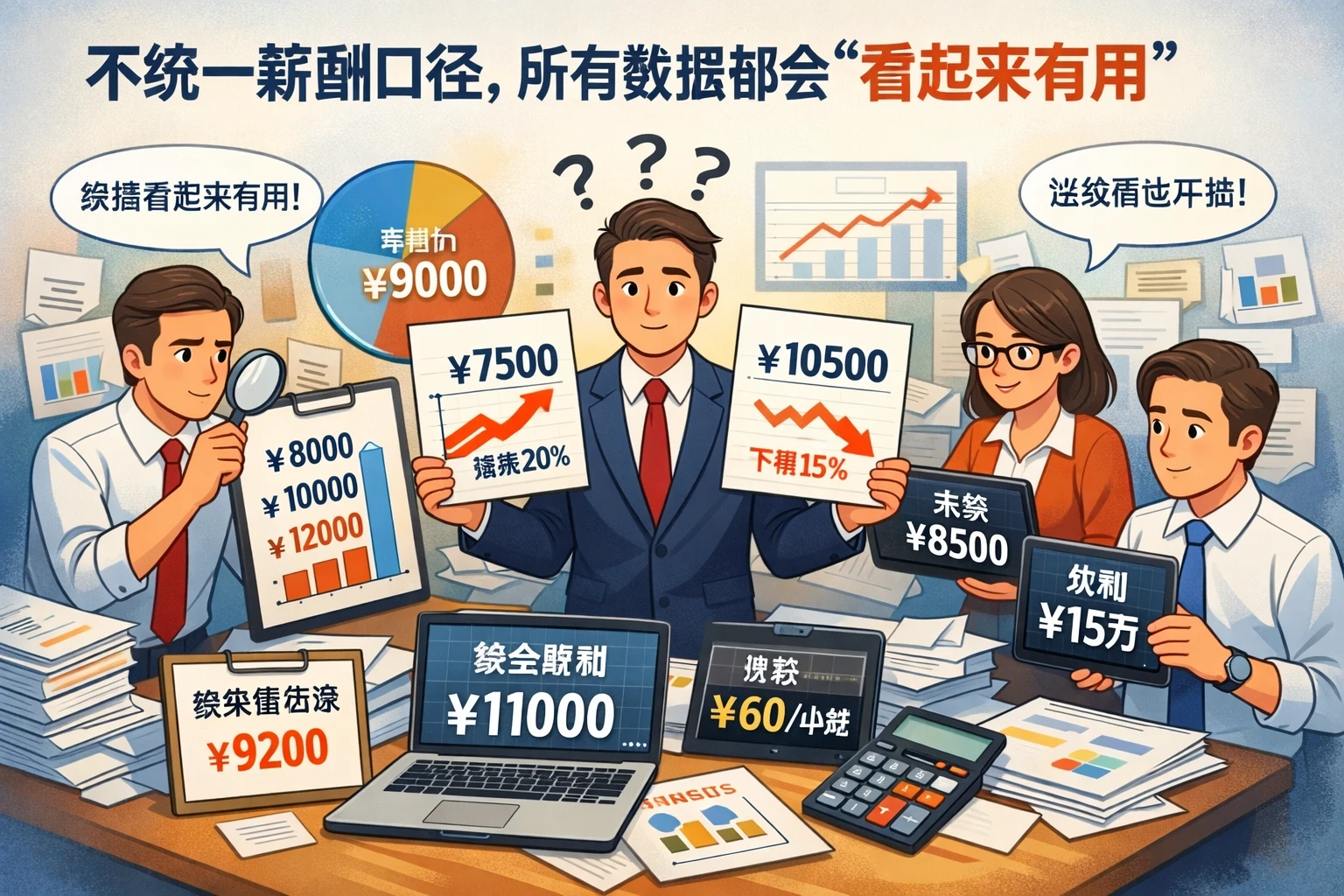 不统一薪酬口径，所有数据都会“看起来有用”