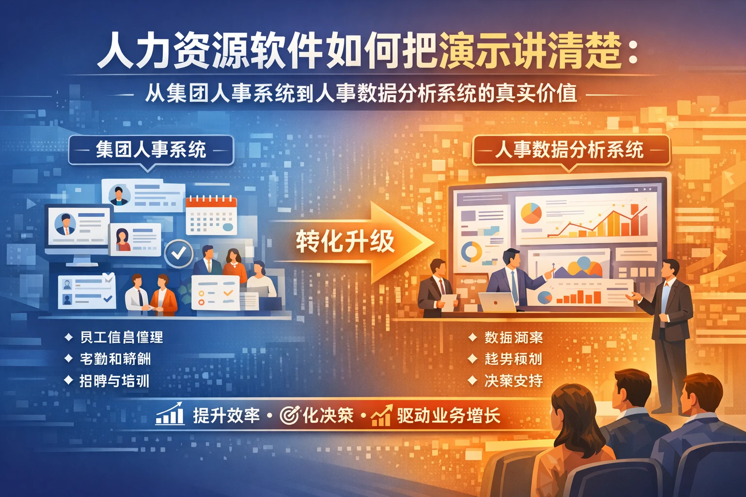 人力资源软件如何把演示讲清楚：从集团人事系统到人事数据分析系统的真实价值