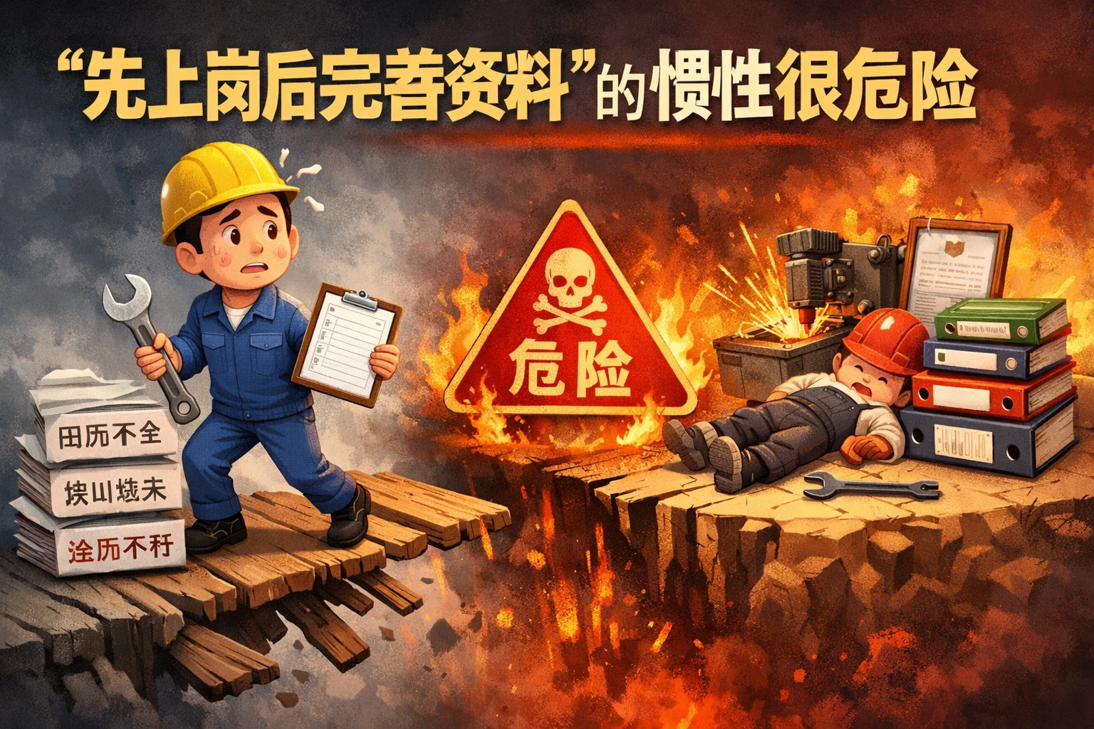 “先上岗后完善资料”的惯性很危险