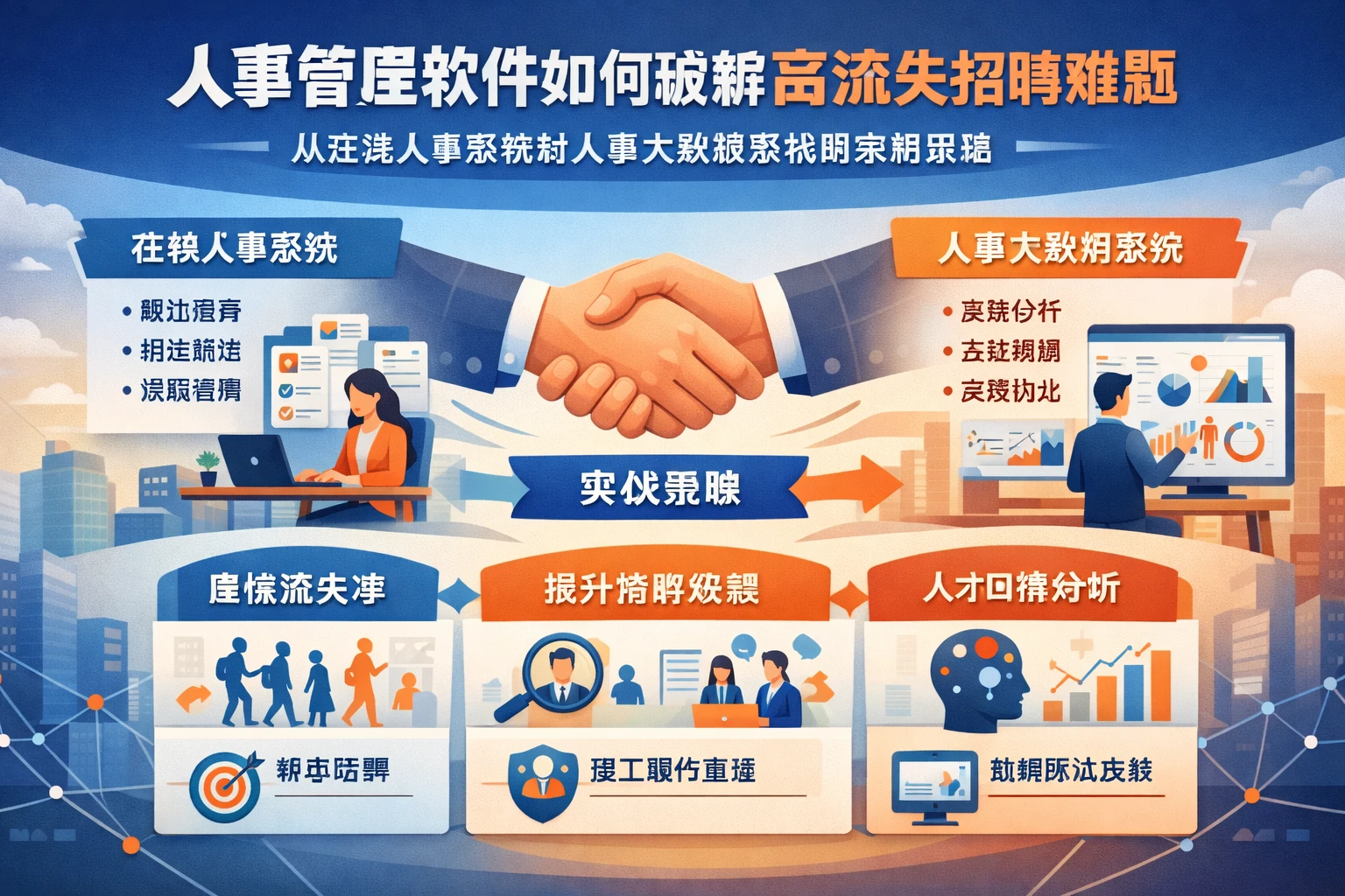 人事管理软件如何破解高流失招聘难题：从在线人事系统到人事大数据系统的实战思路