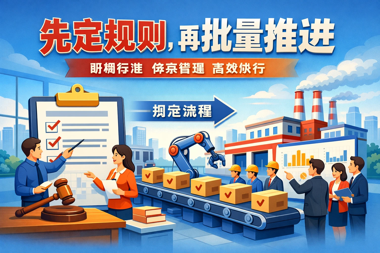 先定规则,再批量推进