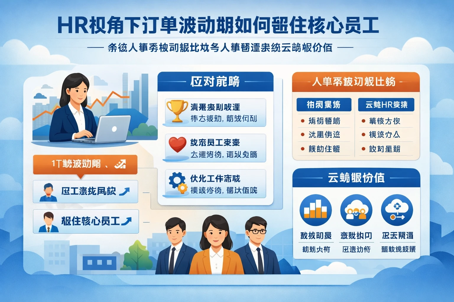 HR系统视角下订单波动期如何留住核心员工——兼谈人事系统功能比较与人事管理系统云端版价值