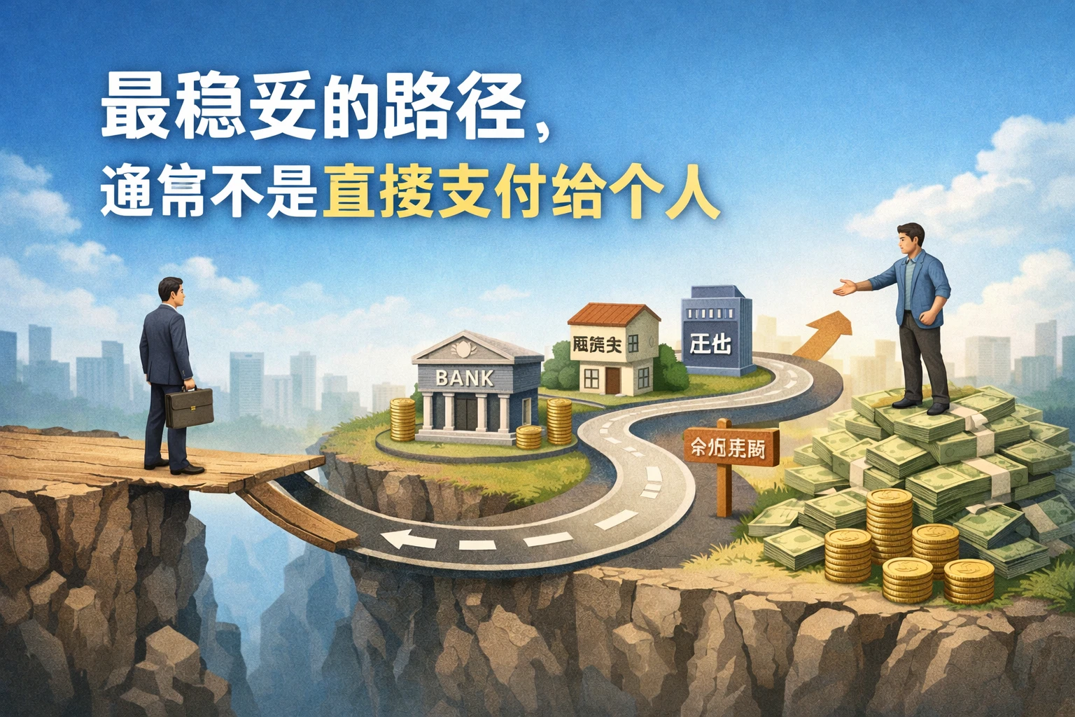 最稳妥的路径，通常不是直接支付给个人