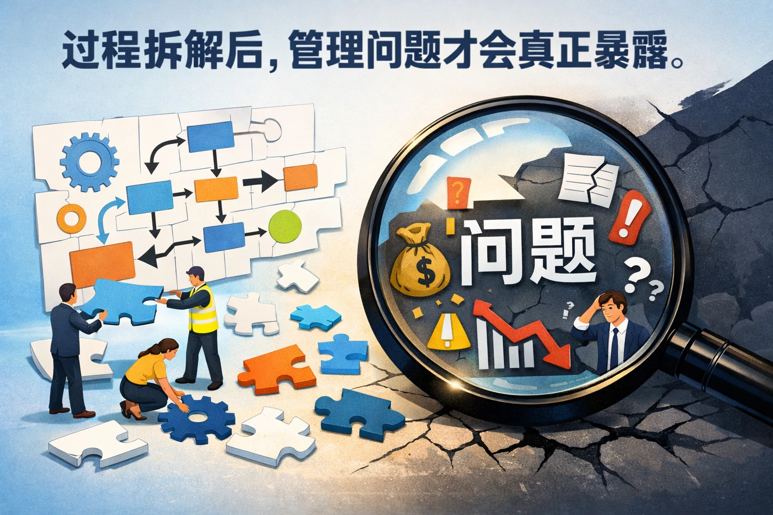 过程拆解后，管理问题才会真正暴露
