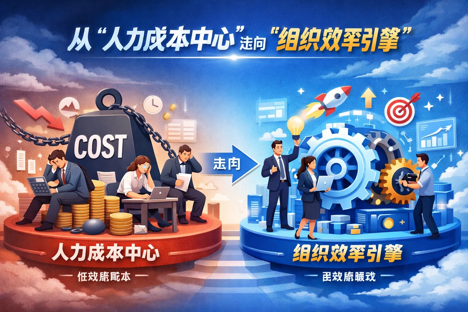 从“人力成本中心”走向“组织效率引擎”