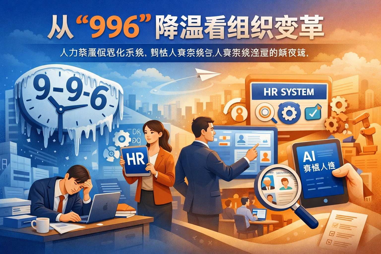 从“996”降温看组织变革：人力资源信息化系统、智能人事系统与人事系统选型的新逻辑