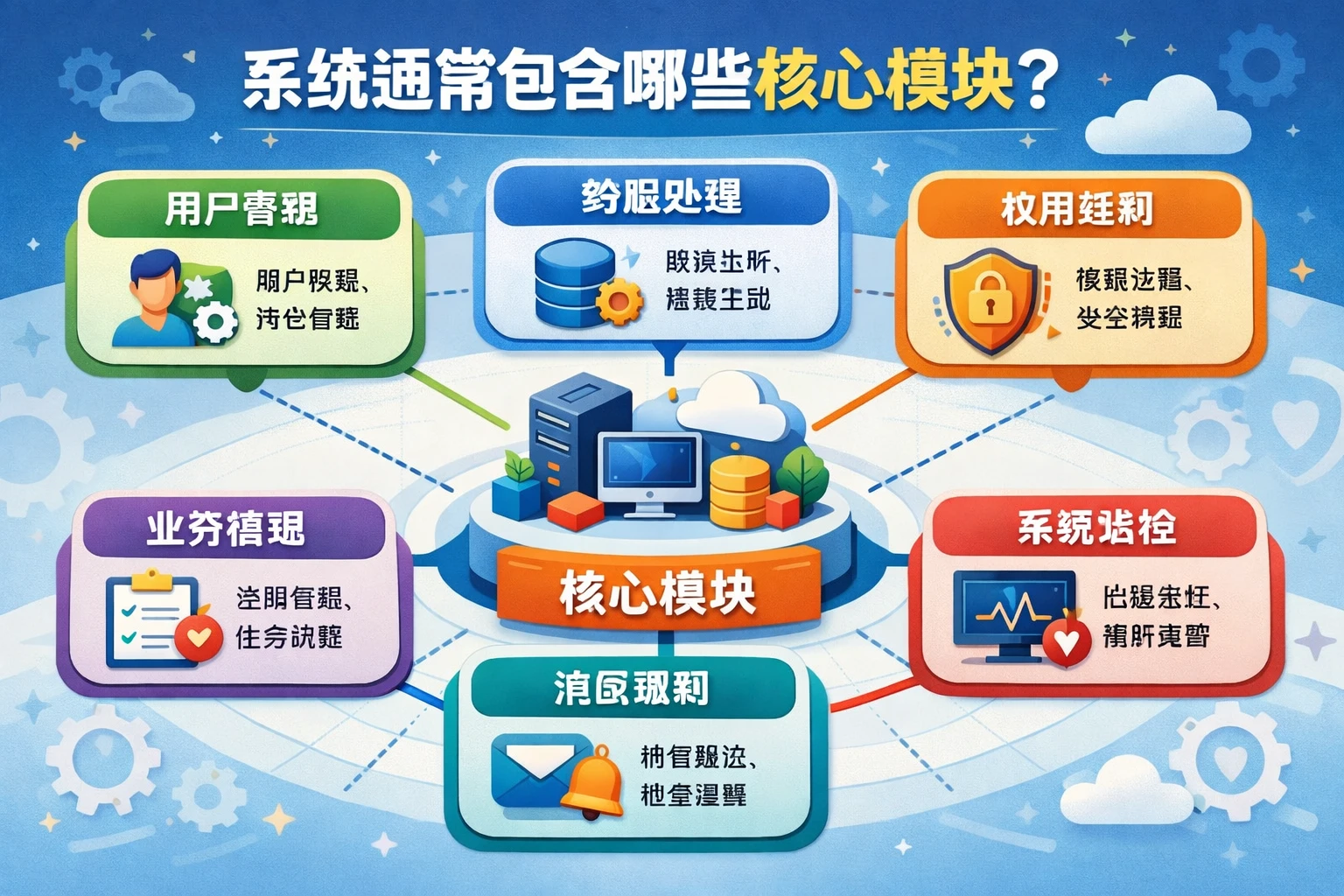 系统通常包含哪些核心模块