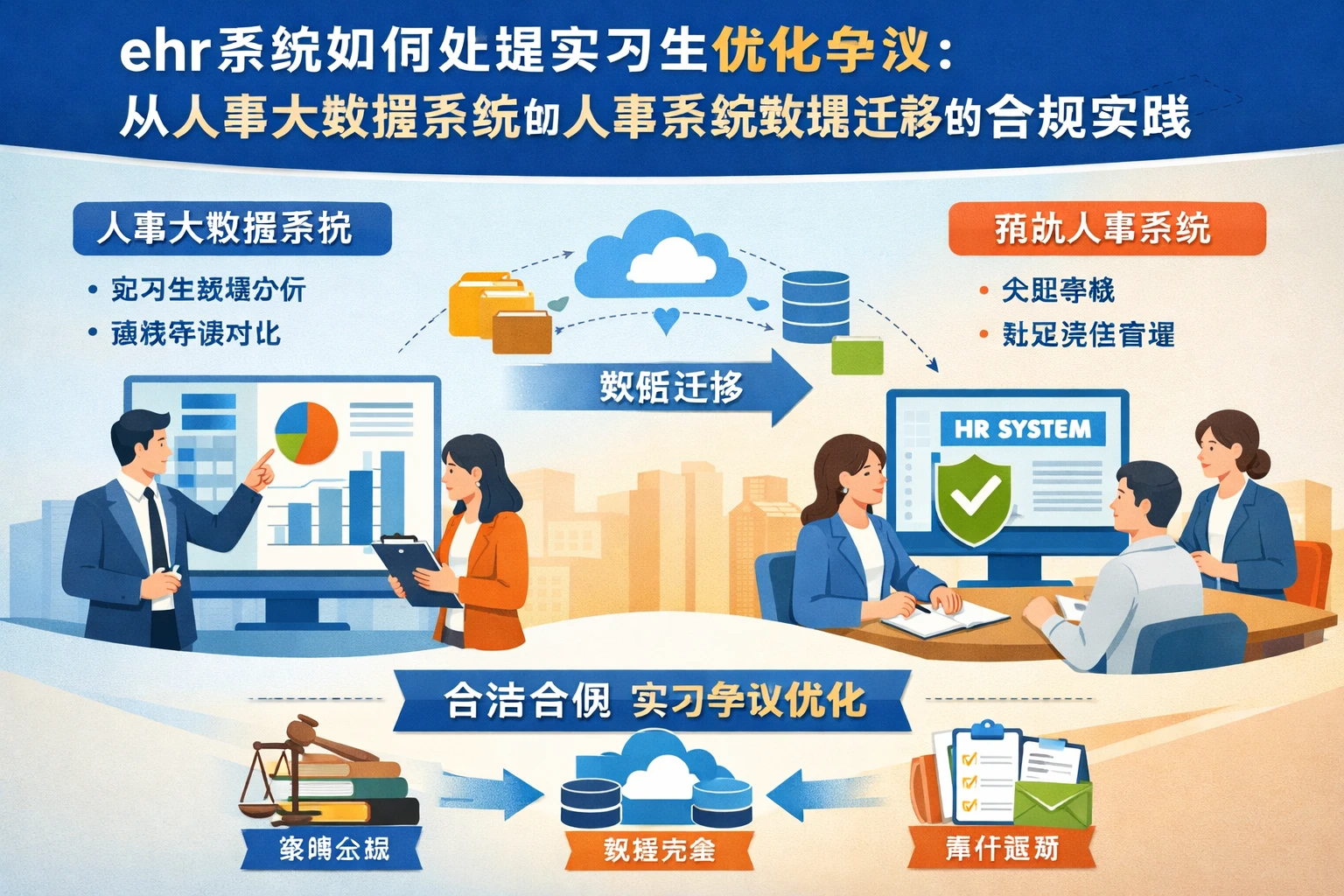ehr系统如何处理实习生优化争议：从人事大数据系统到人事系统数据迁移的合规实践