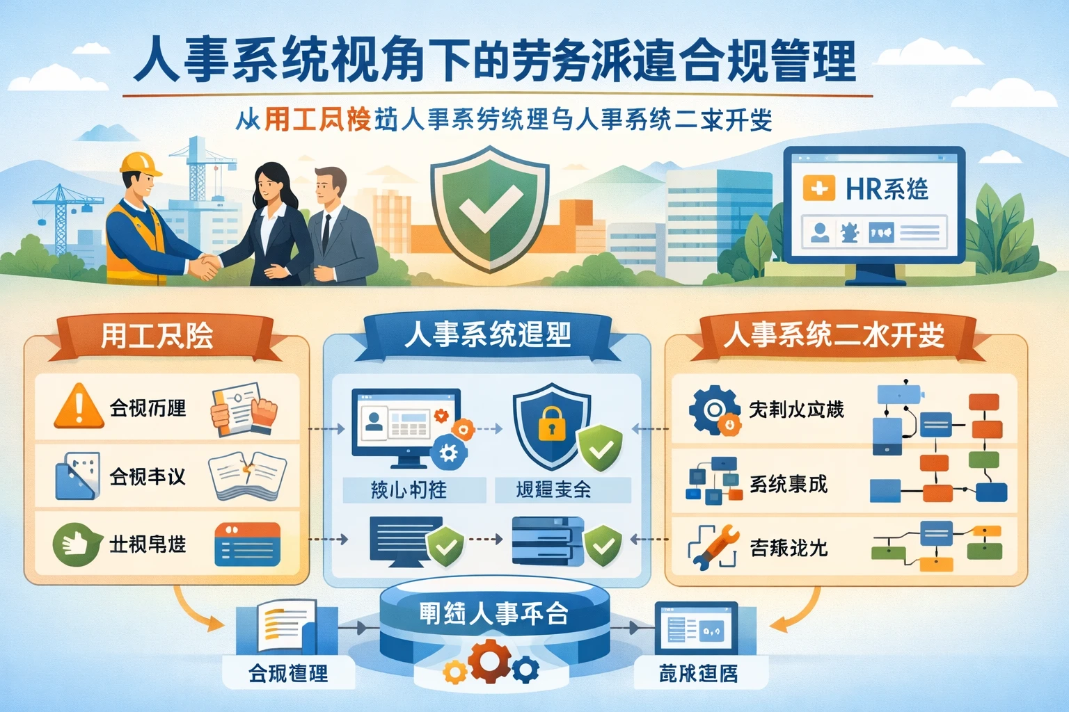 人事系统视角下的劳务派遣合规管理：从用工风险到人事系统选型与人事系统二次开发