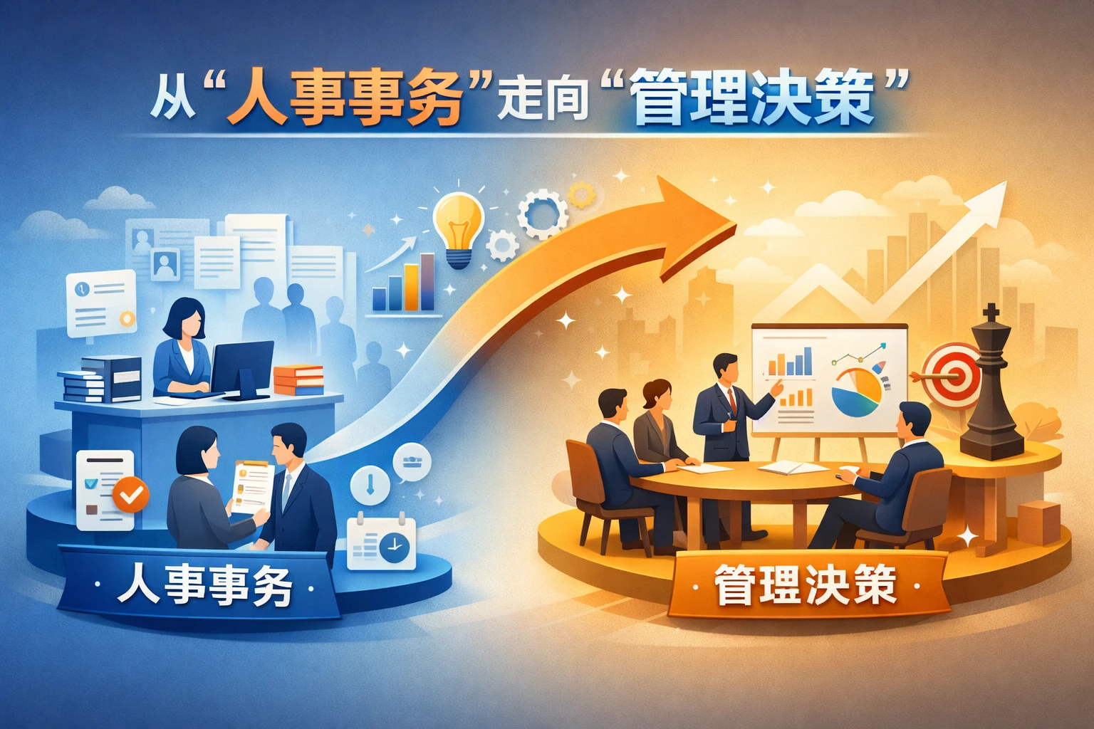 从“人事事务”走向“管理决策”