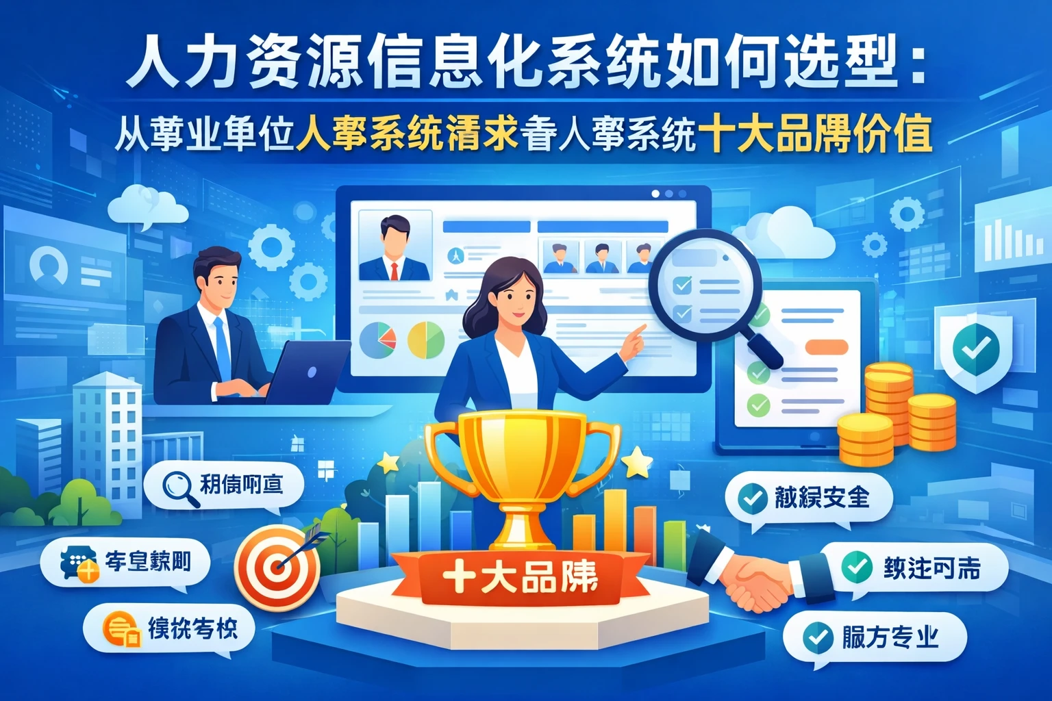 人力资源信息化系统如何选型：从事业单位人事系统需求看人事系统十大品牌价值